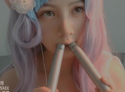 阿郁的小黑猫ASMR特辑：沉浸式舔耳音声+42音频全收录[4V+42A/1.52G]