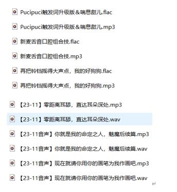 芝恩正ASMR作品合集：御姐音声助眠+沉浸式剧情采耳【6A音声】