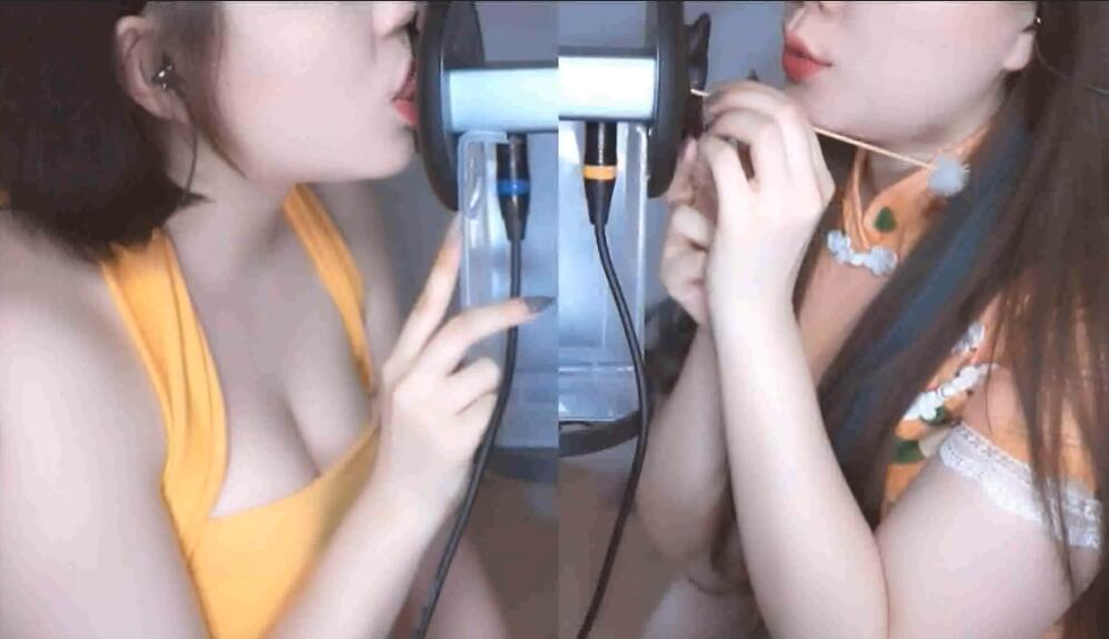 虎牙肉淼淼 妹妹和姐姐互相帮助