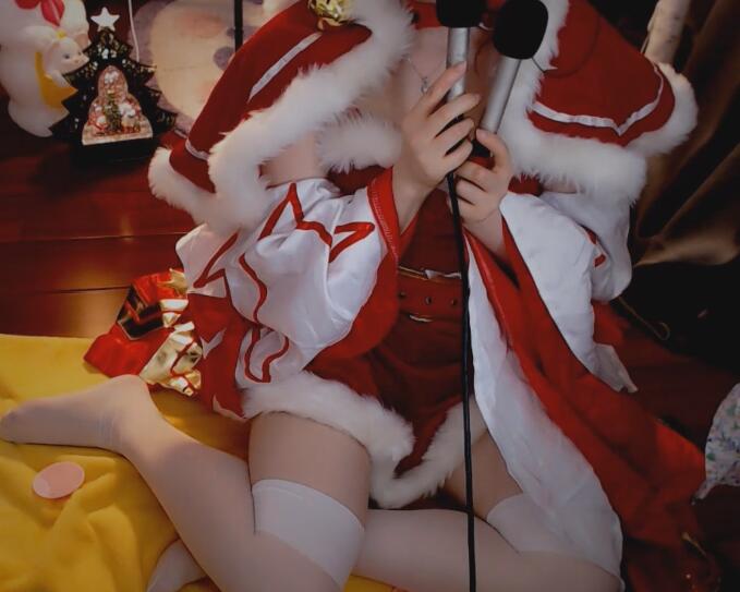 虎牙绮夏ASMR 圣诞貂蝉吸溜