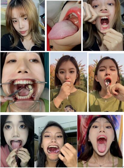 自拍ASMR主播：恋物癖口腔舌头喉咙特写作品合集 [11V+1.6G]
