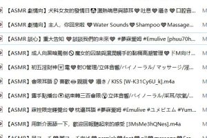 梦夢寐愛姆ASMR助眠音声：16集会员限定中文哄睡合集[16A/2.33G]