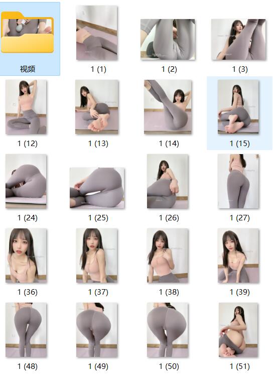 布丁大法ASMR：性感麻薯芋泥按摩助眠视频套图 [56p+2v/1.4G]