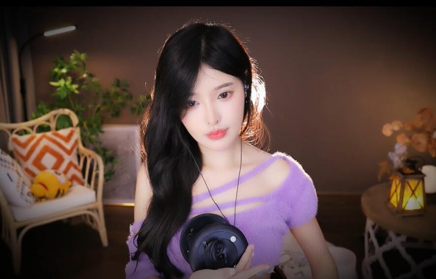 恩七不甜ASMR 一边心跳一边掏耳+吹气