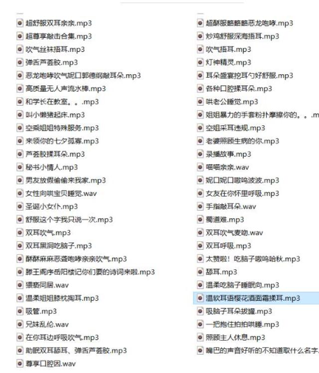 桥桥超温柔ASMR：沉浸式助眠音声合集[温柔系/中文音效/113V]