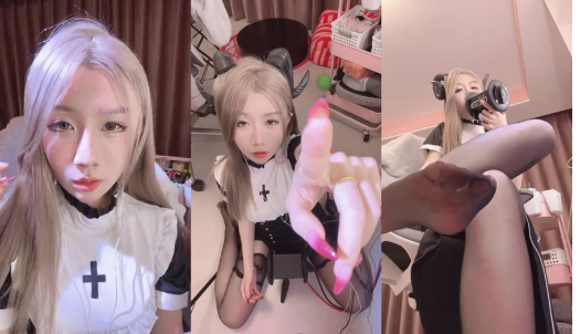 Aki秋水ASMR《椰羊修女》耳语剧情+露脸助眠[MP4/3.2G]