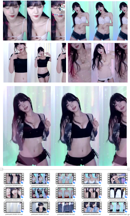 BJ golaniyule_.0 ASMR沉浸式抖动触发音合集｜韩国170CM音疗新星[15V+2.3G]