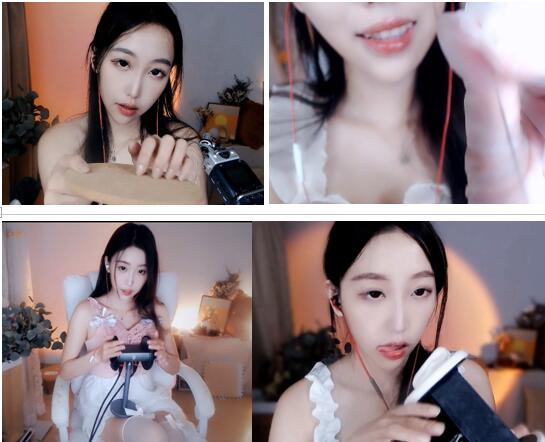 酥酥学姐ASMR助眠视频合集：15V沉浸式耳语+道具触发音[3G]