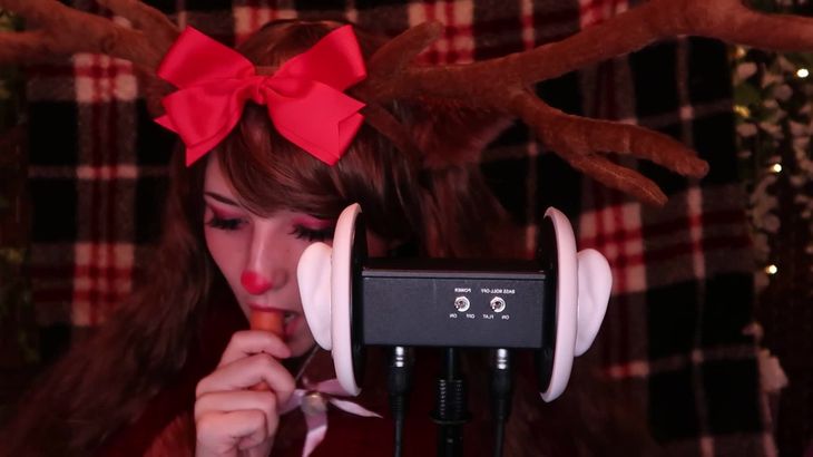 AftynRose ASMR Extended ReindEar Licking