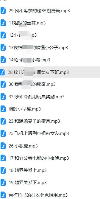 奶斯姐姐ASMR哄睡音频合集：助眠黑丝御姐音+沉浸式耳部按摩[16集/WAV/3.8G]