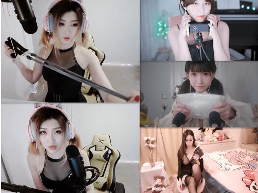 斗鱼绫乃ASMR私人定制4部合集：200+触发音解压盛宴[525x394]